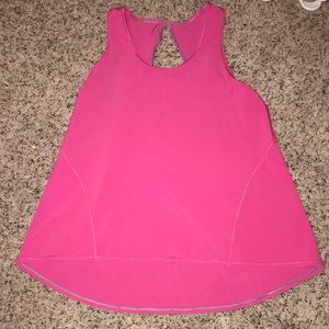pink workout tank top